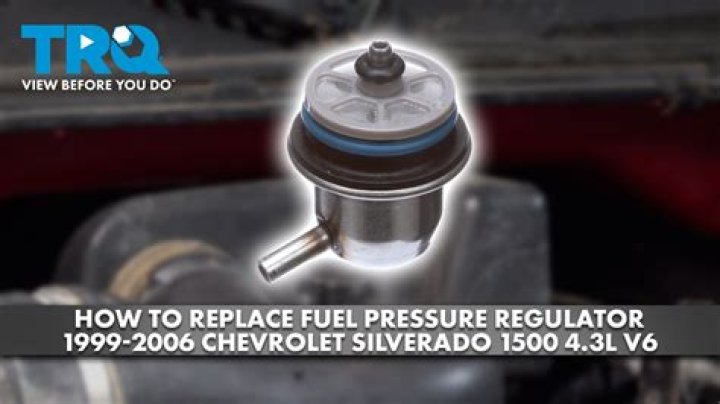 Where is the fuel pressure regulator located on 2005 Silverado?