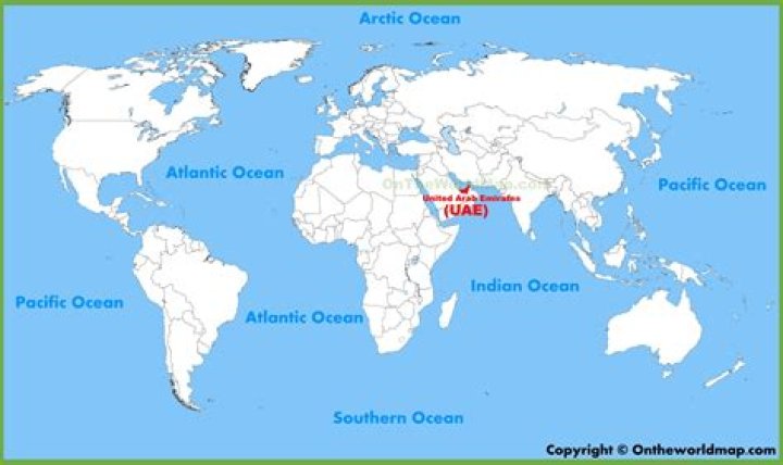 Question: Where Is Uae On A Map
