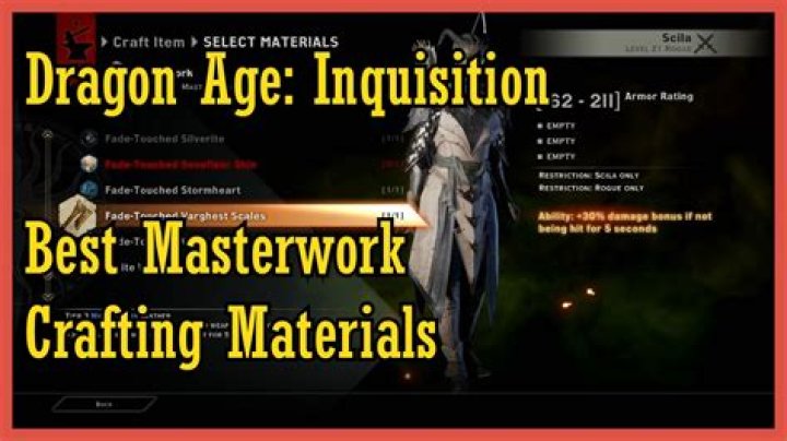 Where To Buy Crafting Materials Dragon Age Inquisition