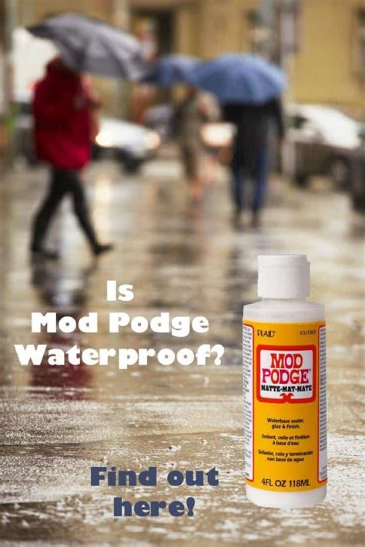 Question: Which Mod Podge Is Waterproof