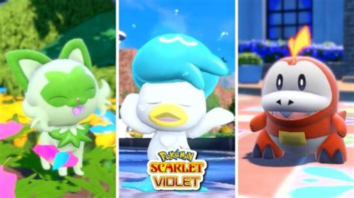Which Starter Pokemon to Pick in Pokemon Scarlet & Violet