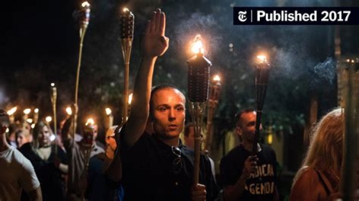 White Nationalist Richard Spencer Leads Torch-Carrying Crowd in Charlottesville