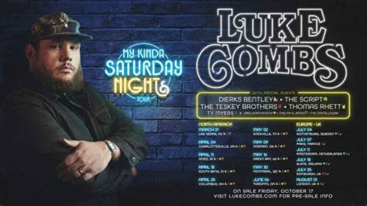 Who's Warming Up For Luke Combs In Philly? Your Guide To Opening Acts