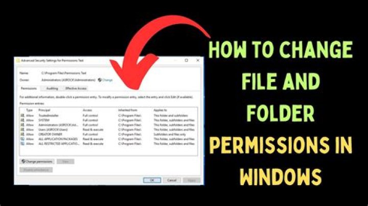 Quick Answer: Why Can't I Change Permissions In Windows 10