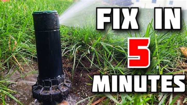 Why does my rainbird sprinkler head leak ?