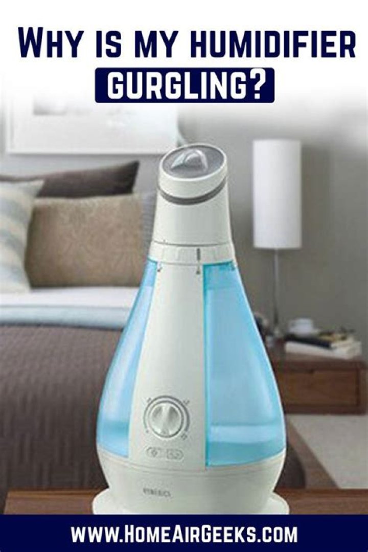 Quick Answer: Why Is My Humidifier Gurgling