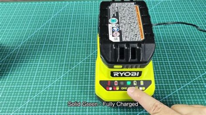 Why is my Ryobi charger flashing red?