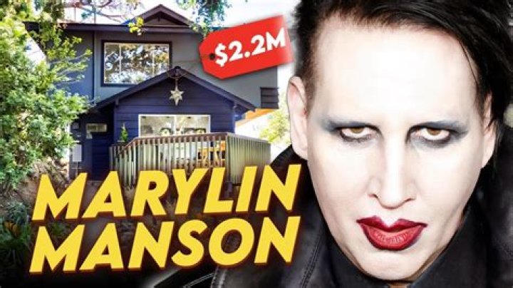 Why was Marilyn Manson's house raided?
