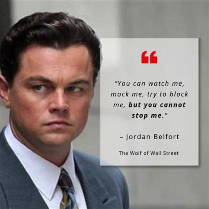 9 famous Wolf of Wall Street quotes