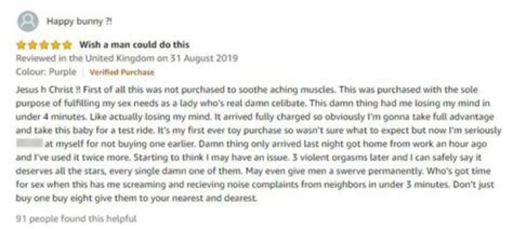 Woman says vibrator made her ‘lose my mind in 4 minutes’ and it’s so good she might ‘give men the swerve permanently’
