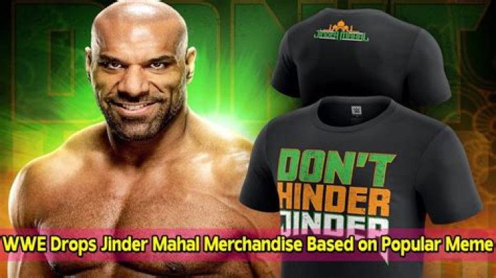 WWE Drops Jinder Mahal Merchandise Based on Popular Meme
