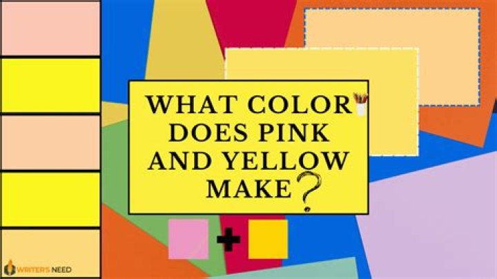 Quick Answer: Yellow And What Makes Pink